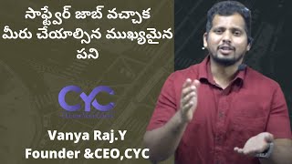 మీరు చేయాల్సిన ముఖ్యమైన పని | full stack developer course with placement in hyderabad|Vanya Raj |CYC