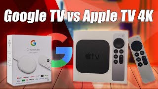 Apple 4K Apple TV ($179) VS ($49) Chromecast with Google TV