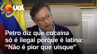 Petro diz que cocaína só é ilegal porque é latina: 'Não é pior que uísque'