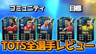 【FIFA22】 CF報酬の赤金ピックで悩んだらこの動画を観てください！ コミュニティTOTS全選手レビュー