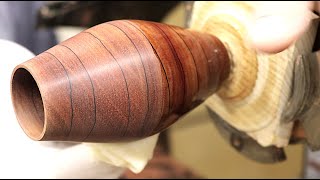 Woodturning // The Squiggly Vase