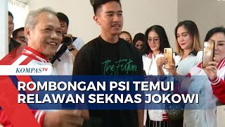 Ketum PSI Kaesang Pangarep Temui Relawan Seknas Jokowi di Jakarta