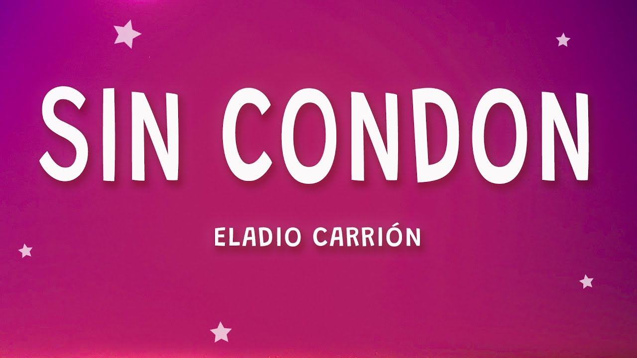 Eladio Carrión - Sin Condon (Plan B) (Letra) - YouTube