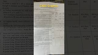 CAEG | Engineering Graphics | previous Question Paper | Important Questions paper