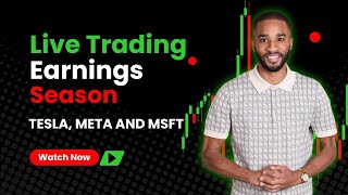 LIVE: Day Trading Earnings - Top Stocks to Watch Today: #TSLA #META #MSFT