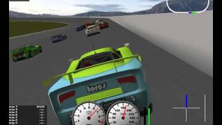 TORCS - The Open Racing Car Simulator - Chaos on F-Speedway (NASCAR)