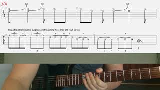 Slayer Die By The Sword 1st solo guitar lesson w tab