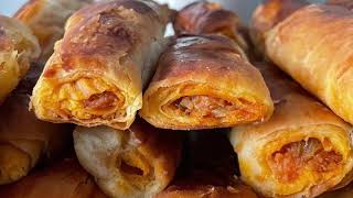 Patatesli kol böreği el açması muhteşem bir lezzet #börek #keşfet #