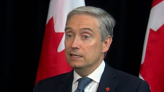 Innovation Minister François-Philippe Champagne on feds breaking even on plant subsidies by 2043