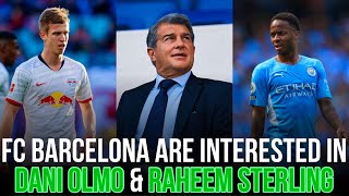 ‼️🚨 FC Barcelona Want To SIGN Either Raheem Sterling Or Dani Olmo In JANUARY 2022