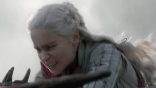 Dragon Death Scene - Euron kills Rhaegal. (Game of Thrones Season 8 Episode 4 Scene) FULL HD