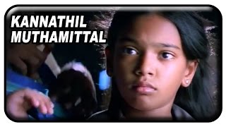 Kannathil Muthamittal Tamil Movie Scenes | Keerthana runs away from home | Mani Ratnam | AR Rahman