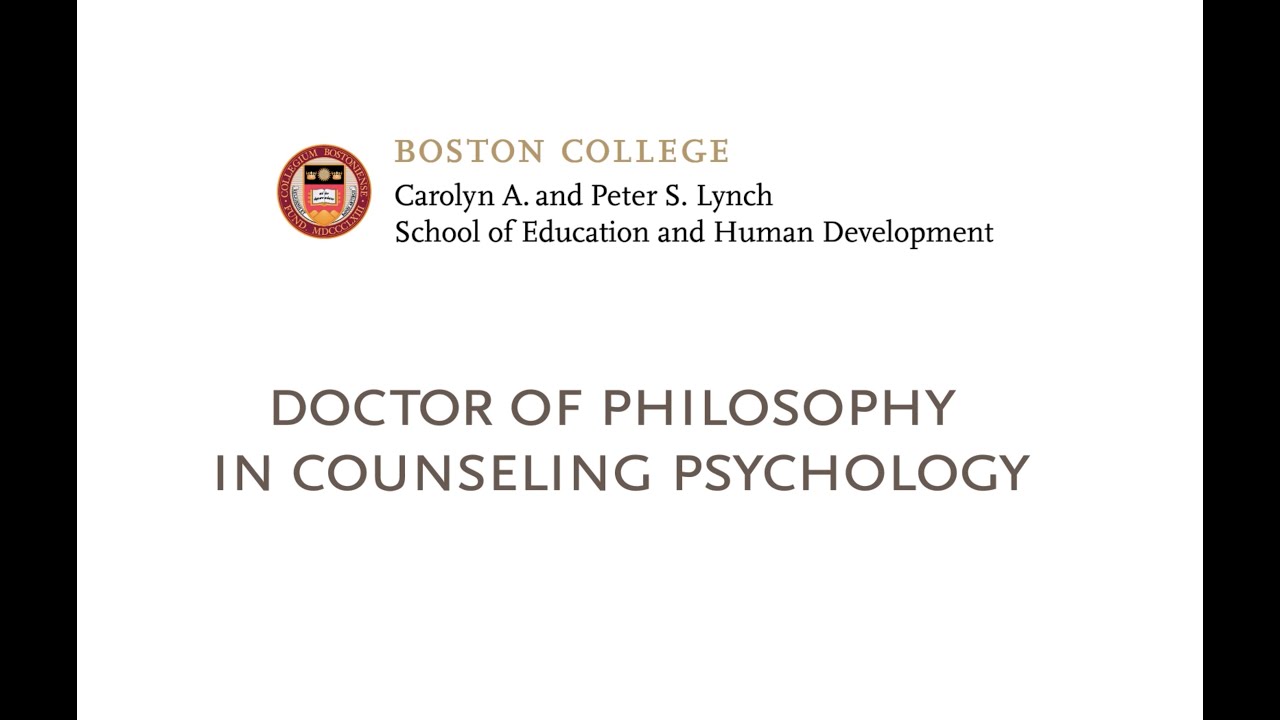 Doctor Of Philosophy Ph D In Counseling Psychology Youtube