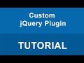 Create Custom jQuery Plugin Tutorial