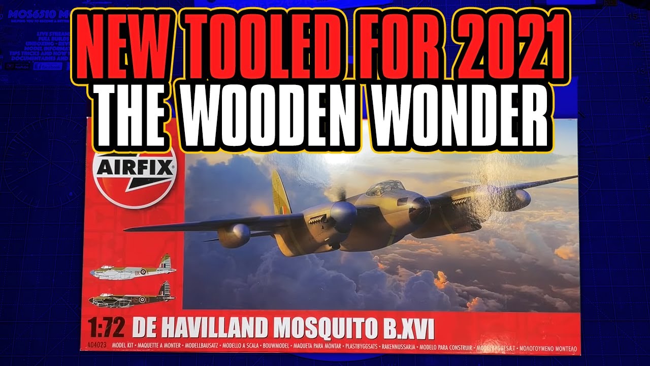 Airfix Mosquito B.XVI 2021 New Tool 1/72 Scale Model Kit Review - YouTube