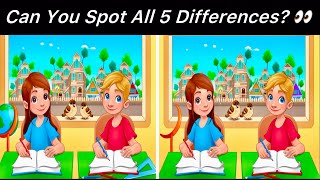 5 Hidden Differences – Only Sharp Eyes Can Find Them