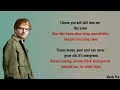 Ed Sheeran - Thinking Out Loud (Lyrics Video & Terjemah)