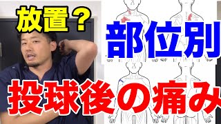 【野球肩・野球肘】投球後の身体の痛み