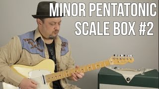 Guitar Scales Lesson - Box 2 of the Minor Pentatonic Scale - Blues Scale