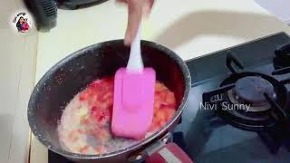 Strawberry sheera || suji halwa || sooji sheera recipe || how to make strawberry sheera!!