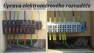 ÚKÁZKA ÚPRAVY ELEKTROMĚROVÉHO ROZVADĚČE //ELEKTROMĚROVÝ ROZVADĚČ //VIDEO UKÁZKA #elektrika #elektro