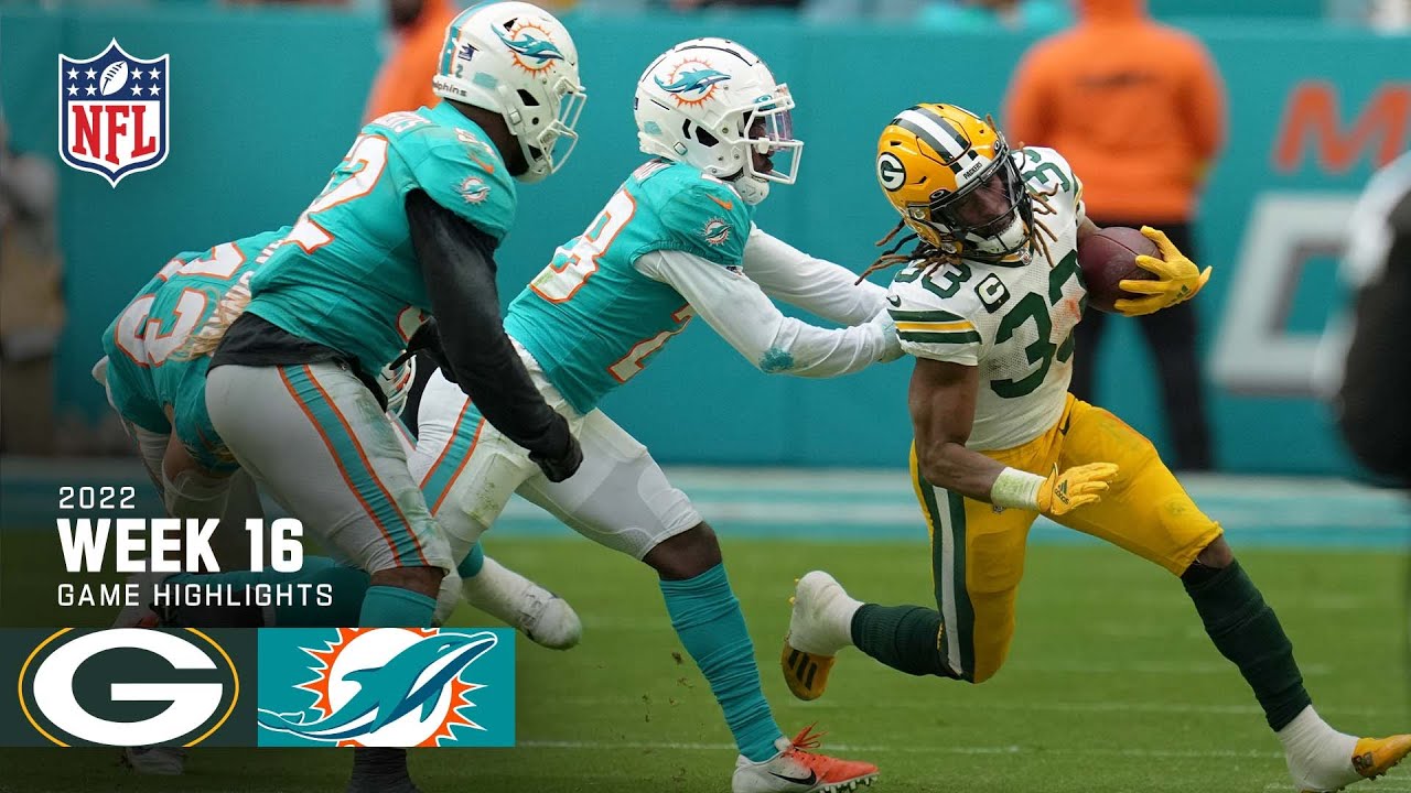 Green Bay Packers Vs. Miami Dolphins | 2022 Week 16 Game Highlights ...