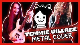 UNDERTALE METAL [feat @ToxicxEternity ] Temmie Village Thrash Guitar Cover || Klaymore @KatyScary