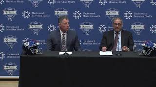 Dave Gettleman and Pat Shurmur discuss Why they decided to Select Daniel Jones &