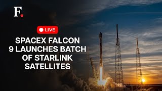 LIVE : SpaceX Falcon 9 Rocket Launches Batch Of Starlink Satellites