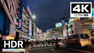 IKEBUKURO - Night Walk in Tokyo, Japan【4K HDR】