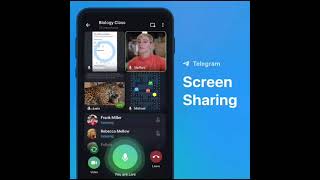 Screen sharing in Group Video Calls | Features in Telegram useful for Online Class | Naughty Techy