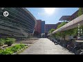 china beijing jiaotong university walking tour 沈浸式漫步在北京交通大學 中國交通大學的三個源頭之一 4k 60fps