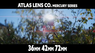 FX6 1.5x Anamorphic Footage 36mm 42mm 72mm -  Atlas Lens Co. Mercury Series