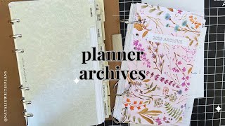How I Archive & Store Unused Inserts | Personal Filofax