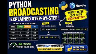 Python Broadcasting Explained Step-by-Step