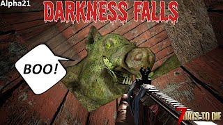 7 Days To Die - Darkness Falls Ep60 - Huge Animal Encounters!