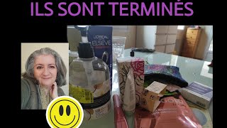 Produits terminés du moment . Des tops, des flops. #empties #produitstermines