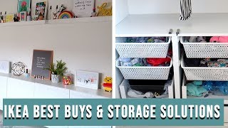 IKEA STORAGE SOLUTIONS | FAVOURITE IKEA PURCHASES \u0026 MUST HAVES FOR STORAGE AND ORGANISATION