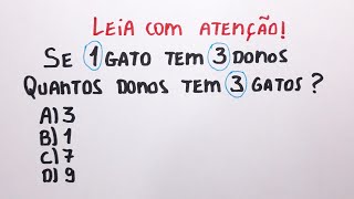 🙅🏼‍♀️ 95,8% CAEM na PEGADINHA dessa questão! | Matemática Básica | Regra de três | Prof.Marcelo