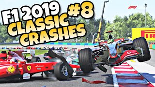F1 2019 CLASSIC CRASHES #8