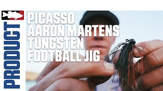 Picasso Aaron Martens Tungsten Football Jig w. Aaron Martens