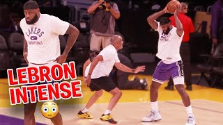 Lakers Lebron James *INTENSE* workout with Anthony Davis and Phil Handy 😳