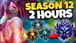 How to ACTUALLY Climb to DIAMOND in 2 Hours with Akali (Season 12)