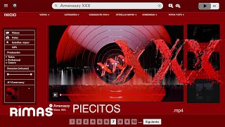 Amenazzy - Piecitos (Visualizer) | XXX