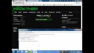Hackthis.org.uk Main Level 1 Tutorial