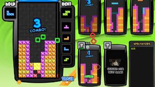 Tetris Battle Arena - Bubbly minos 6 games