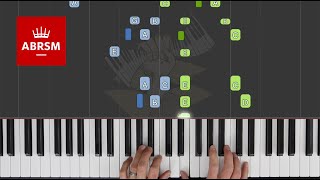 Erster Verlust / ABRSM Piano Grade 4 2021 \u0026 2022, B:3 / Synthesia Piano tutorial