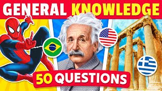 How Good is Your General Knowledge? ๐๐ง 50 Questions Challenge