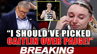 Geno Auriemma FURIOUS Paige Bueckers WON'T BE #1 PICK - She's No Caitlin Clark!