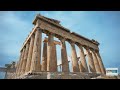 parthenon temple 8k scenic relaxation film with calming music